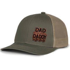 Dad In The Streets Leather Patch Hat (AM24)