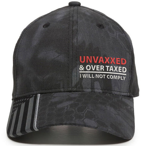 Unvaxxed & Over Taxed Premium Classic Embroidered Hat