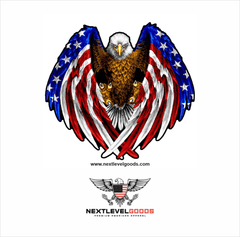 American Eagle Patriotic Sticker (BSHRA)