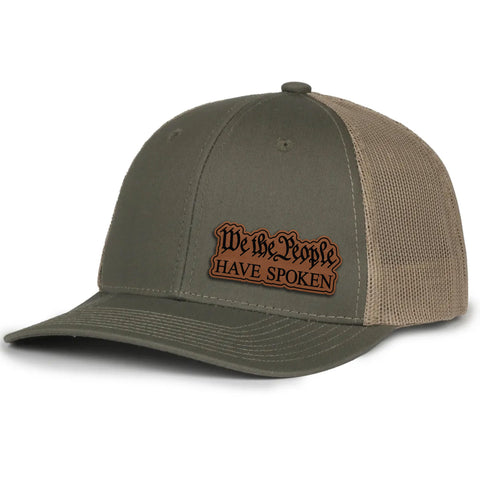 We The People Have Spoken Leather Patch Hat (AM24)