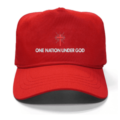 One Nation Under God Premium Embroidery Hat (DJT24)