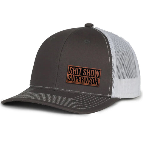 Shit Supervision Leather Patch Hat (AM24)