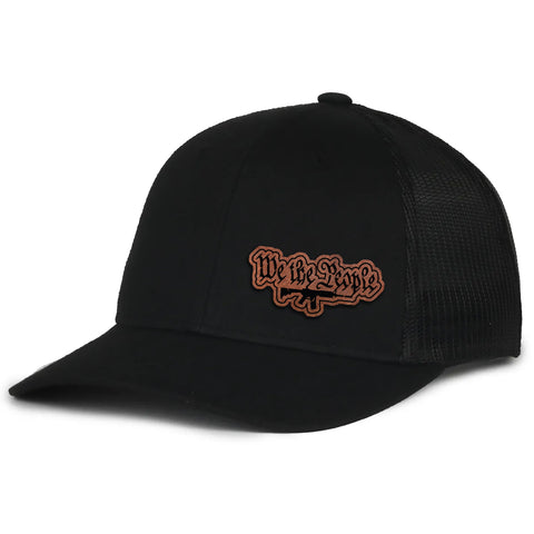 We The People Leather Patch Hat (AM24)