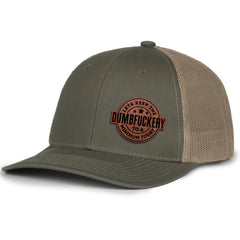 Dumbfuckery Leather Patch Hat (AM24)