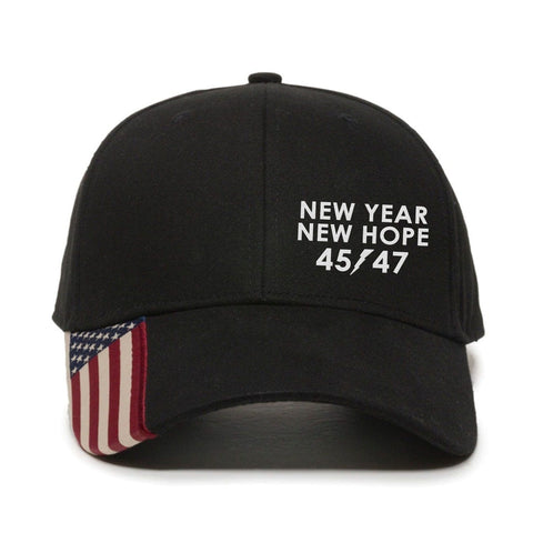 New Year New Hope 45/47 Premium Embroidery Hat