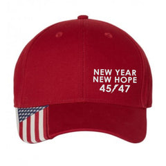 New Year New Hope 45/47 Premium Embroidery Hat (DJT24)