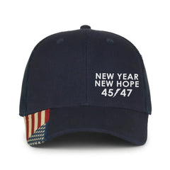 New Year New Hope 45/47 Premium Embroidery Hat (DJT24)