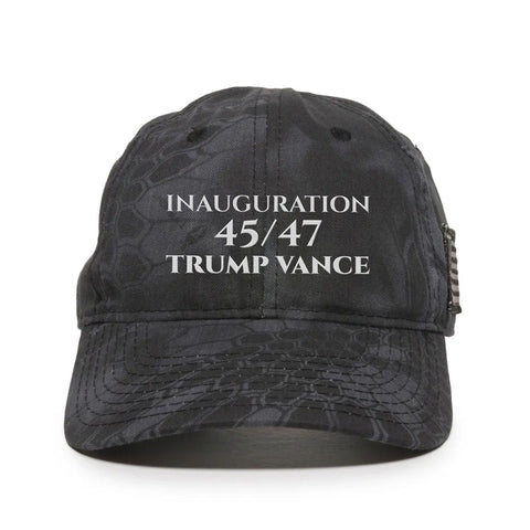 Trump Inauguration 45 47 Premium Embroidery Hat (CHTK)