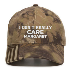 I Don`t Really Care Margaret Premium Embroidered Hat