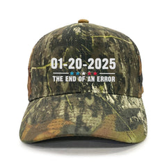 The End Of An Error Premium Embroidery Hat (DJT24)