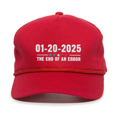 The End Of An Error Premium Embroidery Hat (DJT24)