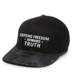 Defend Freedom Demand Truth Premium Embroidered Hat