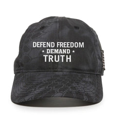 Defend Freedom Demand Truth Premium Embroidered Hat