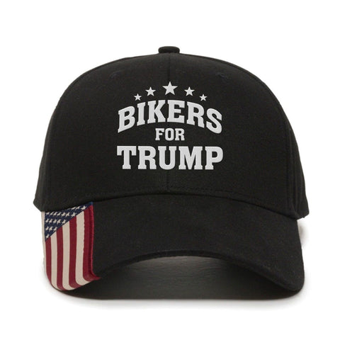 Bikers For Trump Premium Embroidery Hat (CHTK)