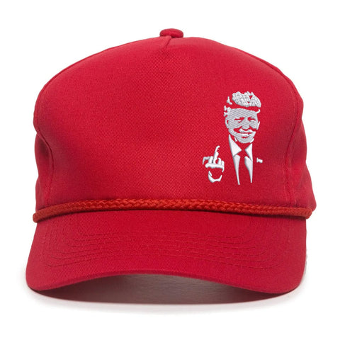 Donald Trump 2024 Middle Finger Embroidery Hat (CHTK)