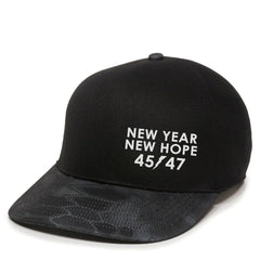 New Year New Hope 45/47 Premium Embroidery Hat (DJT24)