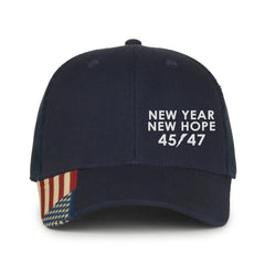 New Year New Hope 45/47 Premium Embroidery Hat (DJT24)