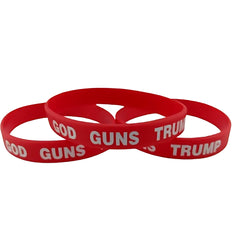 God*Gun*Trump Wristband Unisex Adult Bracelet (LG24)