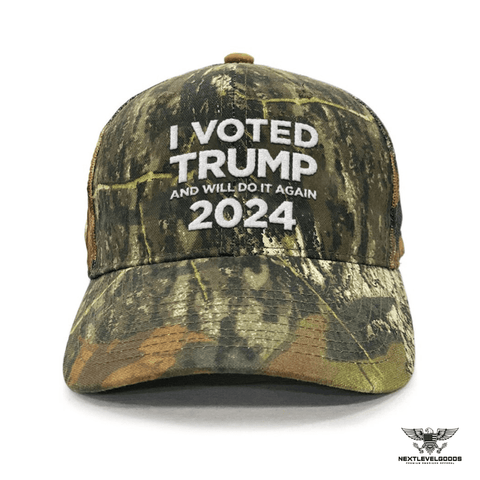 I Voted Trump 2024 Premium Embroidery Hat (AM24)