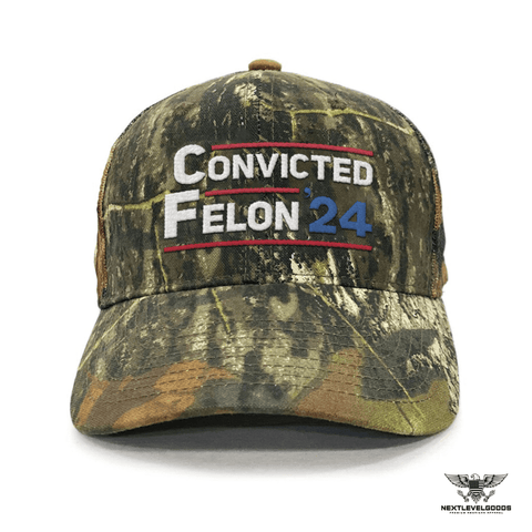 Convicted Felon'24 Premium Embroidery Hat