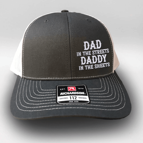 Dad In The Streets Premium Leather Patch Hat