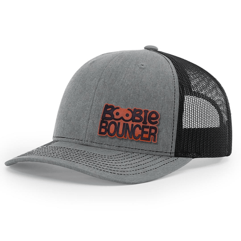 Boobie Bouncer Premium Leather Patch Hat