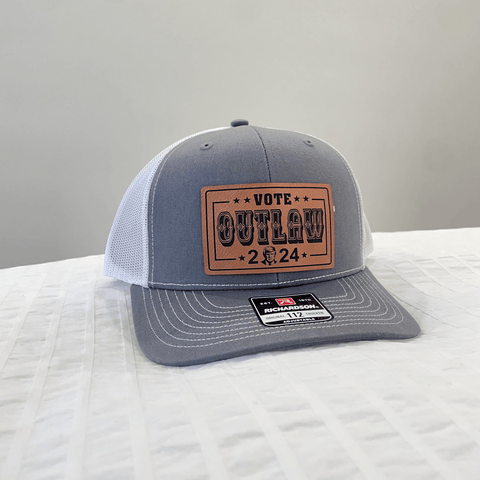 Otlaw American Authentic Premium Leather Patch Hat