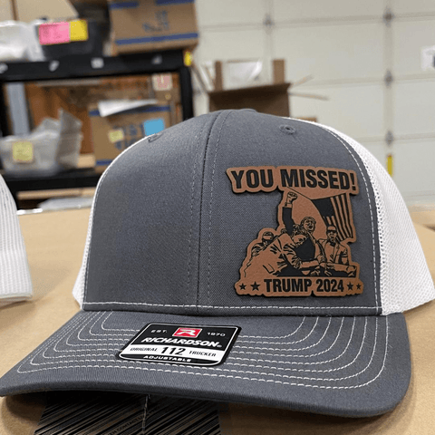 You Missed Premium Leather Patch Hat