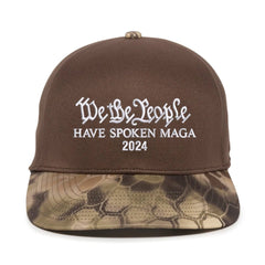 We The People Have Spoken Maga 2024 Snapback Embroidery Hat