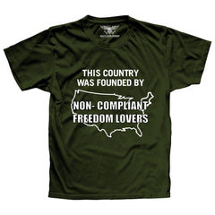 Non-Complaint Premium T-Shirt Founded this Country (DJT24)