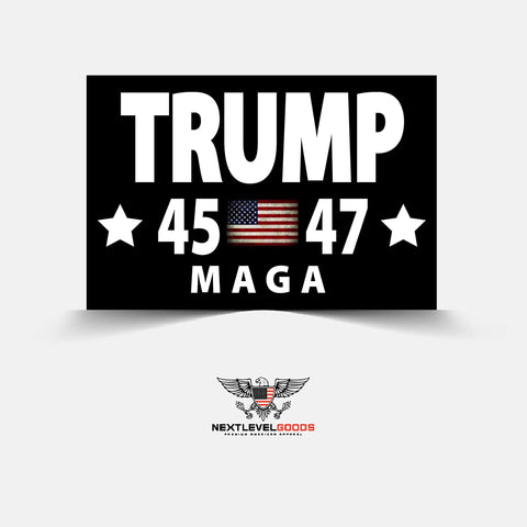 Trump 45 47 MAGA Sticker