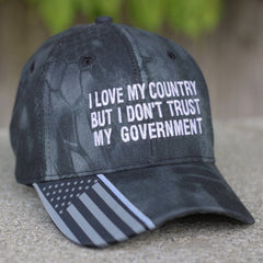 I Love My Country Kryptek Hat (SBL)