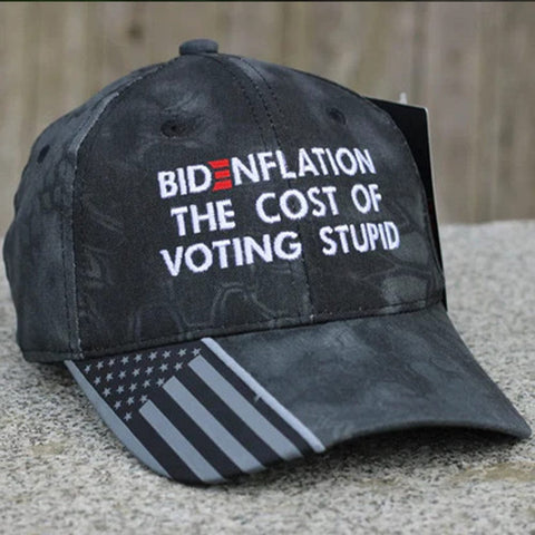 Bidenflation The Cost Of Voting Stupid Kryptek Hat (CHTK)